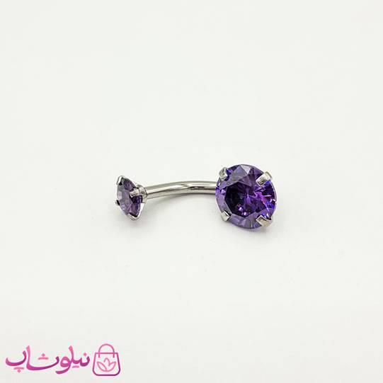 پیرسینگ ناف با نگین کد 691-1